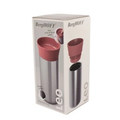 BergHOFF Leo 11.2oz 18/10 Stainless Steel Thermal Mugs 6 BergHOFF Leo 11.2oz 18/10 Stainless Steel Thermal Mugs - Image 4