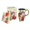 Evergreen Garden View Ceramic Latte 17oz Travel Cup w/Gift Box -WATER BOTTLES Sales unnamed file 2379