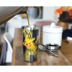 Just Funky Pokemon Lenticular Pikachu 16oz Travel Coffee Mug Tumbler w/ Non-Spill Metal Lid -WATER BOTTLES Sales unnamed file 2392