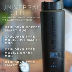 Cauldryn Smart Mug Replacement Lid, Spill Proof & Insulated, Compatible with Cauldryn Heated Travel Mugs 9 Cauldryn Smart Mug Replacement Lid, Spill Proof & Insulated, Compatible with Cauldryn Heated Travel Mugs -WATER BOTTLES Sales unnamed file 2408