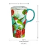 Evergreen Hummingbird Trio Ceramic Travel Coffee Mug, 17 ounces -WATER BOTTLES Sales unnamed file 2431