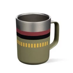 Corkcicle Disney Star Wars 16 Ounce Coffee Mug Triple Insulated Stainless Steel Cup with Clear Lid and Silicone Bottom for Hot Drinks, Boba Fett -WATER BOTTLES Sales unnamed file 2477