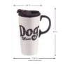 Evergreen Ceramic Travel Cup w/Box, 17 oz., Dog Mom -WATER BOTTLES Sales unnamed file 2512