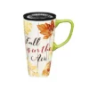 Evergreen Ceramic FLOMO 360 Travel Cup, 17 oz., Fall Is In The Air