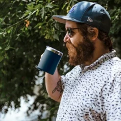 GROSCHE Everest Double Wall Insulated Travel Mug with Spill Proof Lid, 14 fl 0z Capacity