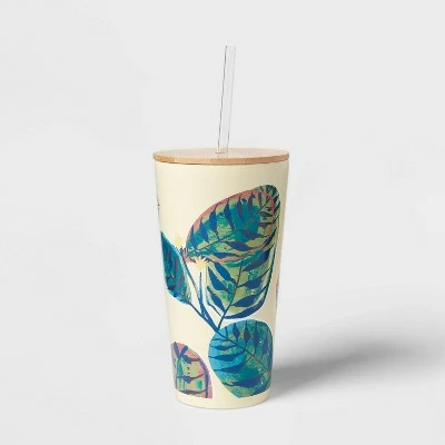 Threshold 18.5oz Stainless Steel Tumbler with Bamboo Lid Bird 6 Threshold 18.5oz Stainless Steel Tumbler with Bamboo Lid Bird - Image 4