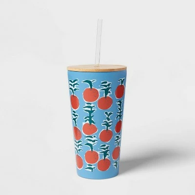 Threshold 18.5oz Stainless Steel Tumbler with Bamboo Lid Bird 7 Threshold 18.5oz Stainless Steel Tumbler with Bamboo Lid Bird - Image 5