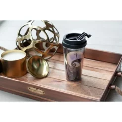 The Nightmare Before Christmas Silver Buffalo Nightmare Before Christmas 16oz Plastic Travel Mug -WATER BOTTLES Sales unnamed file 2655