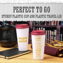 Paladone Products Ltd. Harry Potter Spells 15 Ounce Plastic Travel Mug -WATER BOTTLES Sales unnamed file 2660