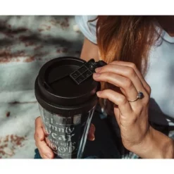 Silver Buffalo Harry Potter Marauder's Map Plastic Travel Mug With Lid | Holds 16 Ounces -WATER BOTTLES Sales unnamed file 2683