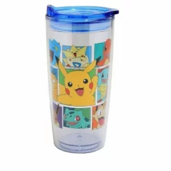 Silver Buffalo Pokemon 20 Ounce Double Wall Travel Tumbler