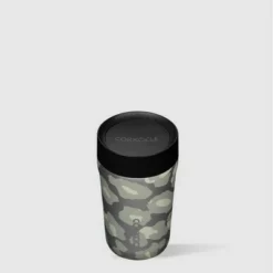Corkcicle Commuter Cup 9 Ounce Insulated Stainless Steel Spill Proof Travel Coffee Mug with Sip Lid for Hot and Cold Drinks, Snow Leopard -WATER BOTTLES Sales unnamed file 2692