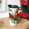 Evergreen Ceramic Travel Cup, 17 OZ. ,w/box, Christmas Cadence 2 Evergreen Ceramic Travel Cup, 17 OZ. ,w/box, Christmas Cadence -WATER BOTTLES Sales unnamed file 2699