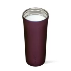 Corkcicle Commuter Cup 17 Ounce Insulated Stainless Steel Spill Proof Travel Coffee Mug with Sip Lid for Hot and Cold Drinks, Nebula -WATER BOTTLES Sales unnamed file 2738