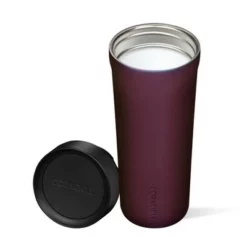 Corkcicle Commuter Cup 17 Ounce Insulated Stainless Steel Spill Proof Travel Coffee Mug with Sip Lid for Hot and Cold Drinks, Nebula -WATER BOTTLES Sales unnamed file 2739