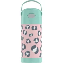 Thermos 12oz FUNtainer Water Bottle with Bail Handle Green Jungle Kingdom -WATER BOTTLES Sales unnamed file 2857