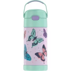 Thermos 12oz FUNtainer Water Bottle with Bail Handle Green Jungle Kingdom -WATER BOTTLES Sales unnamed file 2865