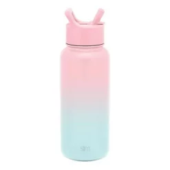 Simple Modern 32 oz Stainless Steel Summit Water Bottle with Straw Lid Sweet Taffy -WATER BOTTLES Sales unnamed file 2924