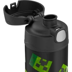Thermos Minecraft 16oz FUNtainer Water Bottle - Black -WATER BOTTLES Sales unnamed file 2964
