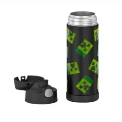 Thermos Minecraft 16oz FUNtainer Water Bottle - Black -WATER BOTTLES Sales unnamed file 2965
