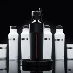 Corkcicle Star Wars 20 Ounce Sport Canteen Triple Insulated Stainless Steel Water Bottle with Straw Cap and Folding Metal Handle, Darth Vader -WATER BOTTLES Sales unnamed file 3