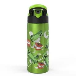Minecraft 19oz Stainless Steel Double Wall Water Bottle - Zak Designs -WATER BOTTLES Sales unnamed file 3020