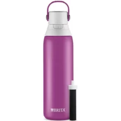 Brita 20oz Premium Double-Wall Stainless Steel Insulated Filtered Water Bottle Purple 28 Brita 20oz Premium Double-Wall Stainless Steel Insulated Filtered Water Bottle Purple -WATER BOTTLES Sales unnamed file 3063