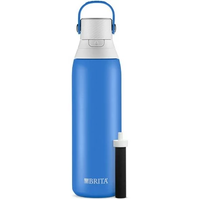 Brita 20oz Premium Double-Wall Stainless Steel Insulated Filtered Water Bottle Purple 16 Brita 20oz Premium Double-Wall Stainless Steel Insulated Filtered Water Bottle Purple - Image 14