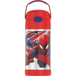 Thermos 12oz FUNtainer Water Bottle with Bail Handle - Red Spider-Man