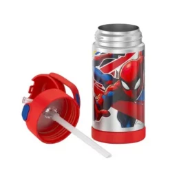 Thermos 12oz FUNtainer Water Bottle with Bail Handle - Red Spider-Man -WATER BOTTLES Sales unnamed file 3085