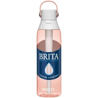 Brita Premium 26oz Water Bottle with Filter - Blush Pink 3 Brita Premium 26oz Water Bottle with Filter - Blush Pink