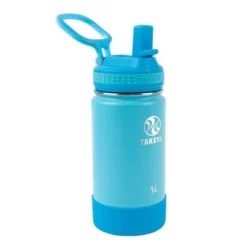 Takeya 14oz Actives Insulated Stainless Steel Water Bottle with Straw Lid Sail Blue/atlantic 13 Takeya 14oz Actives Insulated Stainless Steel Water Bottle with Straw Lid Sail Blue/atlantic -WATER BOTTLES Sales unnamed file 3187