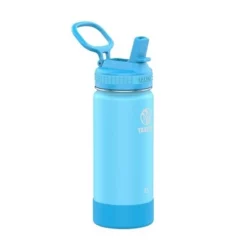Takeya 16oz Actives Insulated Stainless Steel Kids' Water Bottle with Straw Lid Lagoon Blue 16 Takeya 16oz Actives Insulated Stainless Steel Kids' Water Bottle with Straw Lid Lagoon Blue -WATER BOTTLES Sales unnamed file 3246