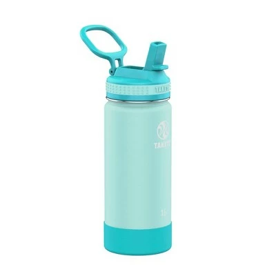 Takeya 16oz Actives Insulated Stainless Steel Kids' Water Bottle with Straw Lid Lagoon Blue 10 Takeya 16oz Actives Insulated Stainless Steel Kids' Water Bottle with Straw Lid Lagoon Blue - Image 8