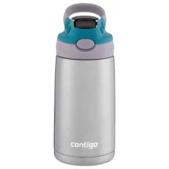 Contigo Kids Stainless Steel Water Bottle with Redesigned AUTOSPOUT Straw Taro/juniper -WATER BOTTLES Sales unnamed file 3269