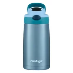 Contigo Kids Stainless Steel Water Bottle with Redesigned AUTOSPOUT Straw Taro/juniper -WATER BOTTLES Sales unnamed file 3271