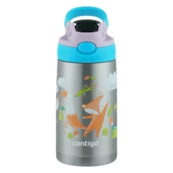 Contigo Kids Stainless Steel Water Bottle with Redesigned AUTOSPOUT Straw Taro/juniper -WATER BOTTLES Sales unnamed file 3273