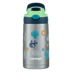 Contigo Kids Stainless Steel Water Bottle with Redesigned AUTOSPOUT Straw Taro/juniper -WATER BOTTLES Sales unnamed file 3274