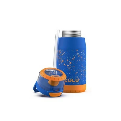Zulu 12oz Flex Stainless Steel Water Bottle Blue/orange 4 Zulu 12oz Flex Stainless Steel Water Bottle Blue/orange - Image 2