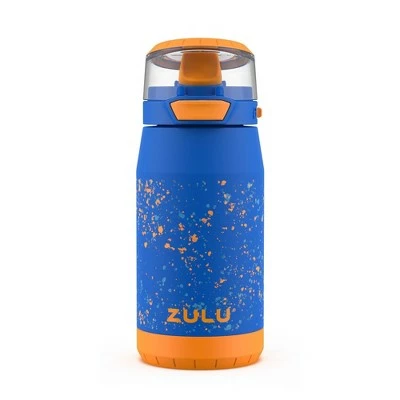 Zulu 12oz Flex Stainless Steel Water Bottle Blue/orange 8 Zulu 12oz Flex Stainless Steel Water Bottle Blue/orange - Image 6