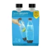 SodaStream 1L Carbonating Bottle - 2pk - Black -WATER BOTTLES Sales unnamed file 3340