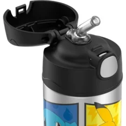Thermos 12oz FUNtainer Water Bottle with Bail Handle - Black Pokémon -WATER BOTTLES Sales unnamed file 3361