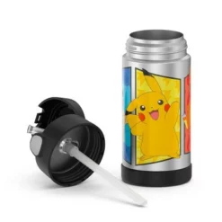 Thermos 12oz FUNtainer Water Bottle with Bail Handle - Black Pokémon -WATER BOTTLES Sales unnamed file 3362