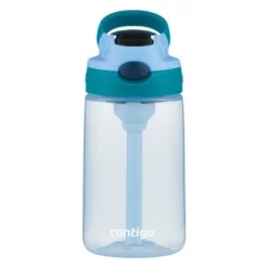 Contigo 14oz Plastic Cleanable Kids' Water Bottle Blue -WATER BOTTLES Sales unnamed file 3376