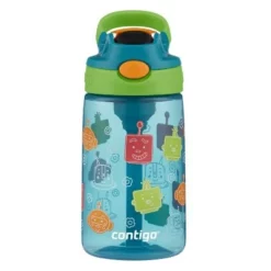 Contigo 14oz Plastic Cleanable Kids' Water Bottle Blue -WATER BOTTLES Sales unnamed file 3378