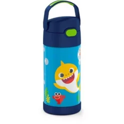 Nickelodeon Thermos 12oz FUNtainer Water Bottle with Bail Handle - Navy Baby Shark
