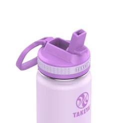 Takeya 14oz Kids' Stainless Steel Water Bottle Grape Purple