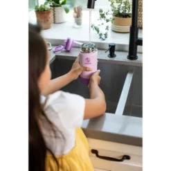 Takeya 14oz Kids' Stainless Steel Water Bottle Grape Purple -WATER BOTTLES Sales unnamed file 3463