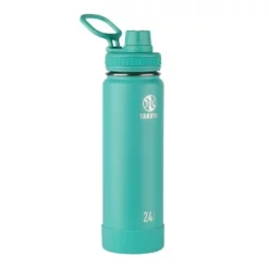 Takeya 24oz Actives Insulated Stainless Steel Water Bottle with Spout Lid Bluestone -WATER BOTTLES Sales unnamed file 3485
