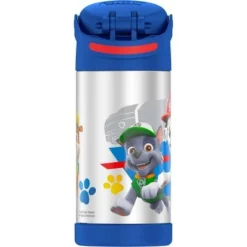 Nickelodeon Thermos 12oz FUNtainer Water Bottle with Bail Handle - Blue PAW Patrol -WATER BOTTLES Sales unnamed file 3514
